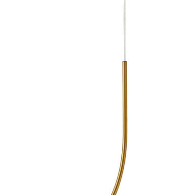 77-9061 SE21-GM-35 SCEPTRE GOLD MATT PENDANT OPAL GLASS E3. HOMELIGHTING