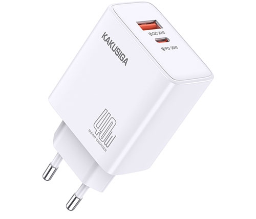 1-18 KSC-936 ΔΙΠΛΟΣ ΦΟΡΤΙΣΤΗΣ 40W USB A / TYPE C