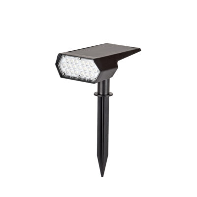 it-Lighting Melville 3W 3CCT Solar Spike Light in Black Color (80204810S)