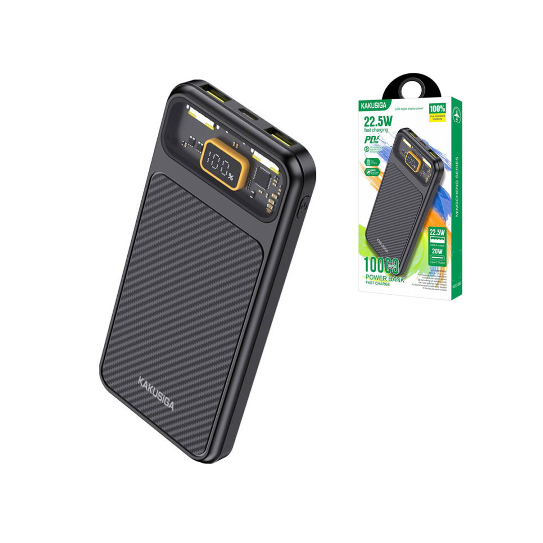 890 KSC-890/BLACK POWERBANK 10.000mAh 22.5W ΜΑΥΡΟ