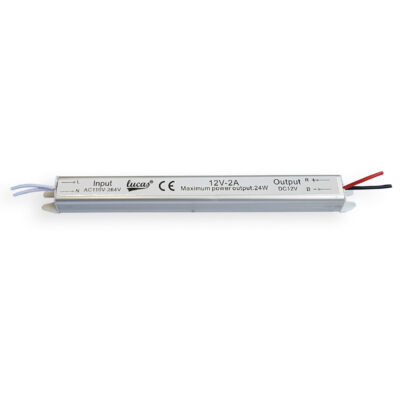 EXTR24W Τροφοδοτικό Λεντοταινίας EXTRA SLIM 12Volt  24W LUCAS