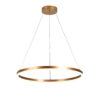 Inlight Κρεμαστό φωτιστικό LED 45W 3CCT (by switch on base) D:75cm (6095-C-Golden)