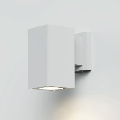 it-Lighting Elarbee E27 Outdoor Wall Lamp with Up or Down light in White (80203824)