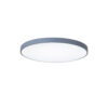 InLight Πλαφονιέρα οροφής LED 24W 3CCT (by switch on base) από γκρι μέταλλο και ακρυλικό D:30cm (42035-D-Gray)