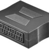 Adapter (Μούφα) SCART θηλυκό σε SCART θηλυκό (21-pin)