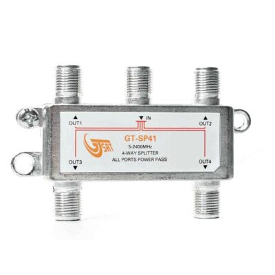 GT-SP41 Splitter 4 x 1 5-2400Mhz ports power pass