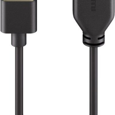 GooBay HDMI Flex Adapter Αρσ. HDMI (Τύπου Α) σε Θηλ. HDMI (τύπου Α) Μαύρο 0