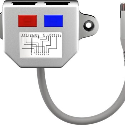 Goodbay LAN cable splitter (network doubler)CAT Y adapter-pinout 2XCAT5 ETHERNET