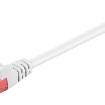 ANGA 1m UTP CAT6e Patch Cable Straight Λευκό CCA