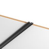 Inlight Ultra-Thin μαγνητική ράγα σε μαύρη απόχρωση D:1m (TR007-3-BL)