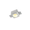 Inlight Χωνευτό τετράγωνο σποτ από γύψο 1XGU10 D:8cm (Χ0011-WH)