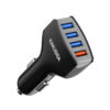 KSC-484/BLACK ΦΟΡΤΙΣΤΗΣ ΑΥΤΟΚΙΝΗΤΟΥ 4USB 20W MAYΡΟ