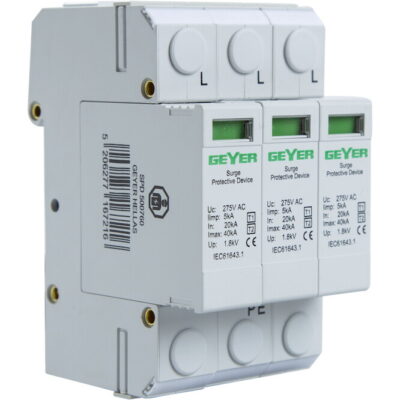 500760 Αντικεραυνικό AC 3P τύπος Τ1 +Τ2 GEYER