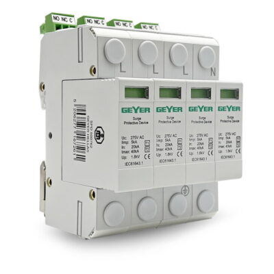 500762 Αντικεραυνικό AC 3P+Ν τύπος Τ1 +Τ2 GEYER