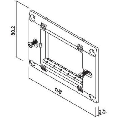 701302 Πλαίσιο στήριξης 3 θέσεων μαύρο GEYER