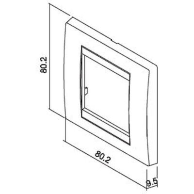 702018G Πλαίσιο 2 θέσεων χρυσό GEYER