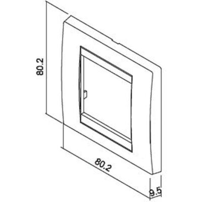 702052G Πλαίσιο 2 θέσεων Χρυσό GEYER