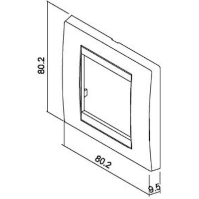 702053G Πλαίσιο 2 θέσεων Χρώμιο GEYER
