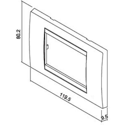 703010G Πλαίσιο 3 θέσεων craft GEYER