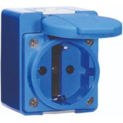 724 Ρευματοδότης σούκο επίτοιχος 3x16A 250V IP44 GEYER