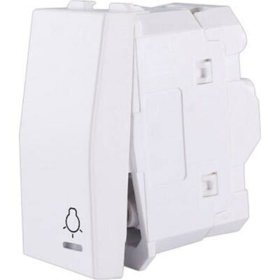 730301S Διακόπτης απλός με εκτυπωμένη ενδεικτική λυχνία φωτιζόμενος 1 θέσης Λευκός 10ΑΧ 250V GEYER