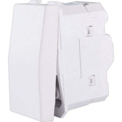 735101S Μπουτόν 1 θέσης Λευκό 10ΑΧ250V GEYER