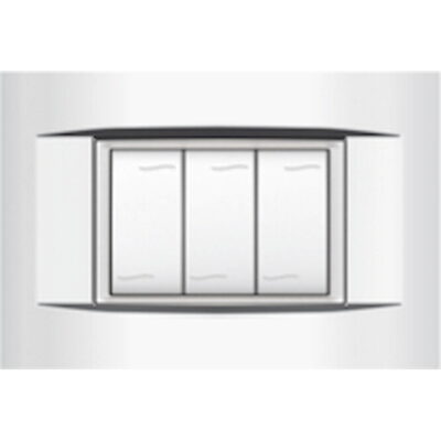 7743.T.B Πλαίσιο aqua plastic 3m λευκό GEYER