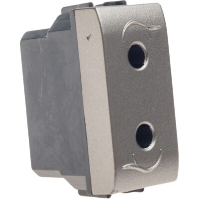 7749.H Πρίζα διπολική σατινέ GEYER