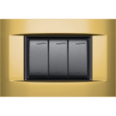 7753.G.OS Πλαίσιο aqua metal 3m χρυσό ματ GEYER