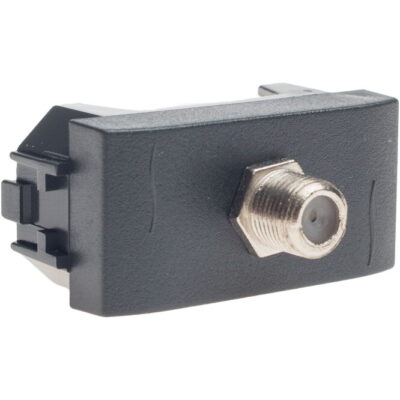 7758.F Μηχανισμός πρίζας SAT απλός τερμ. γραφίτης GEYER