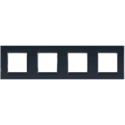 804013CG Οριζόντιο 4πλό πλαίσιο Μαύρο GEYER