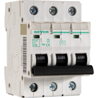 EA340C Αυτόματη ασφάλεια 3P C 40A 6kA GEYER