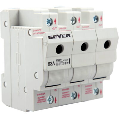 EP363T Ασφαλοδιακόπτης NEOZED D02 3P 63A GEYER