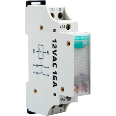 ER216FE2 Ρελέ καστάνιας 16A 12VAC 2NO 1M GEYER