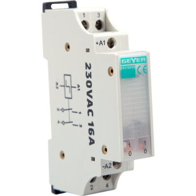 ER216FE9 Ρελέ καστάνιας 16A 230VAC 2NO 1M GEYER