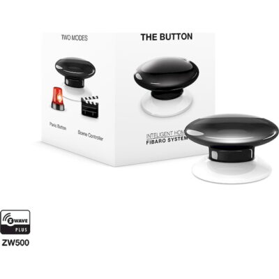 FGPB-101-2 FIBARO Button χρώμα Μαύρο (Z-Wave) GEYER