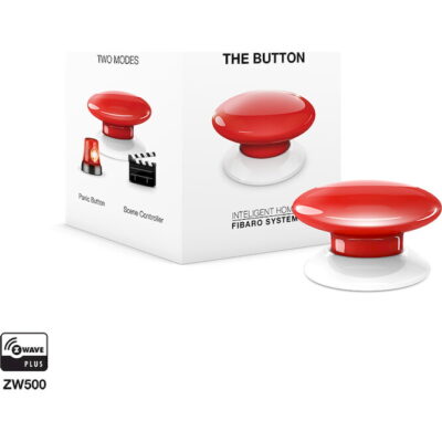 FGPB-101-3 FIBARO Button Χρώμα Κόκκινο (Ζ-Wave) GEYER