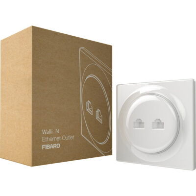 FGWEEU-021 FIBARO Χωνευτή πρίζα δικτύου - Σειρά Walli GEYER