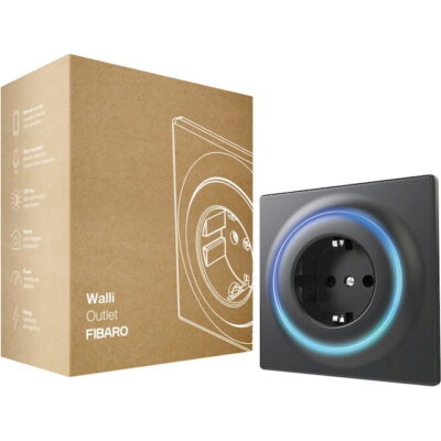 FGWOF-011-8 FIBARO Πρίζα σούκο (Ανθρακί) - Σειρά Walli GEYER