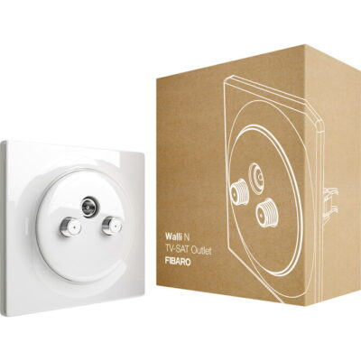 FGWTFEU-021 FIBARO Χωνευτή πρίζα TV-SAT - Σειρά Walli GEYER