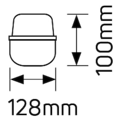 FT8S0.6PL Φωτιστικό LED Τ8 1x 0.6m IP65 πλαστικά clips GEYER