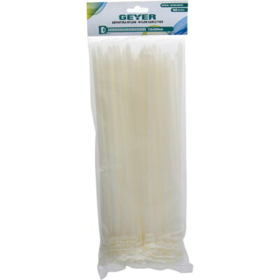 G7.6CT300W Δεματικά 7.6x300mm λευκά (100τμχ) GEYER