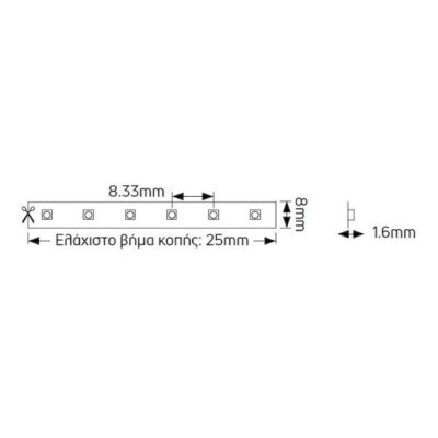 L14.4V12.60.33 Tαινία LED Premium 14.4W 12V 6000K 1454lm IP33 GEYER