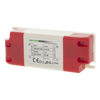 LD12P Τροφοδοτικό 12W 12V DC 1A IP40 GEYER
