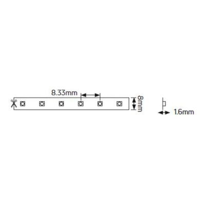 LD144243033 Ταινία LED Diamond 14.4W 24V 3000K 2100lm IP33 GEYER