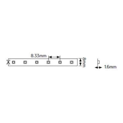 LD173246533 Ταινία LED Diamond 17.3W 24V 6500K 2400lm IP33 GEYER