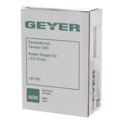 LD60M Τροφοδοτικό 60W 12V DC IP20 GEYER