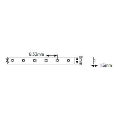 LD72246533 Ταινία LED Diamond 7.2W 24V 6500K 1080lm IP33 GEYER
