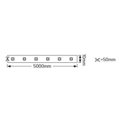 LE144126520 Ταινία LED Eco 14.4W 12V 6500K 1400lm IP20 GEYER