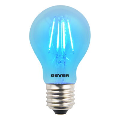 LFA274-B Λάμπα LED Color Α60 4W E27 μπλε 60lm GEYER